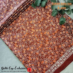 Kain Batik Cap Garutan 2 Series - Motir Bunga Series - Batik Cap (Bukan Batik Print) - Fashion Batik Pria Wanita - Batik Kombinasi
