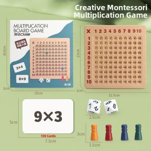 JIFANPAUL | Multiplication Practice Board Learning Toy Educational Game