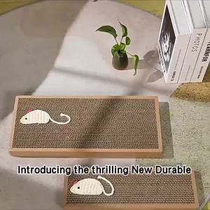 Pet Cat Scratching Board Cardboard Mat Scraper Grinding Claw Toys for Scratcher Cat Furniture Protector Accesorios