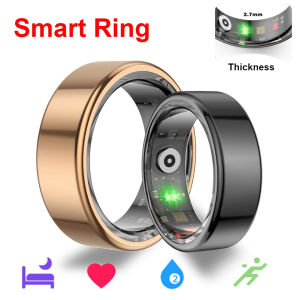 2024 New R02 Smart Ring daily detection Heart Rate Blood Oxygen Waterproof Men Women Sleep Fitness Health Sport Activity Tracker