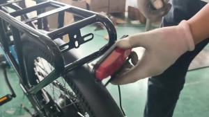 Đèn LED Đuôi Xe Đạp 24/36V Đèn Cảnh Báo An Toàn Ebike Có Đèn Phản Quang Phanh Nổi Bật Đầu Nối SM Chống Nước Cho Xe Đạp Điện