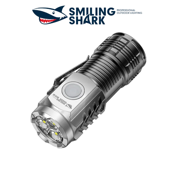 Smiling Shark D5 Selfie Licht - Tragbar, 9 Modi, CRI 90+, 360° Drehbar