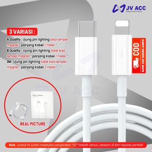 KABEL DATA CHARGER USB C TO 8 PIN UNTUK IPHONE 11 12 13 14 PRO MAX