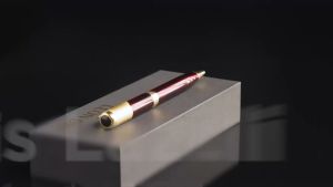 Bút ký bút khắc tên bút viết Leon Dio Lapis Lazuli Black ngòi 0.7mm bút bi xoay dùng làm quà tặng