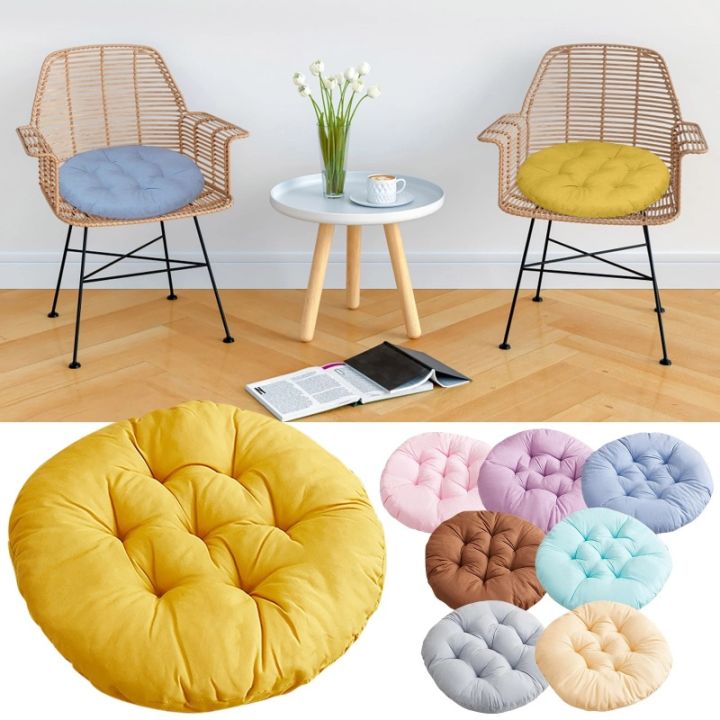 40cm Round Seat Cushion Decorative Indoor Outdoor Solid Color