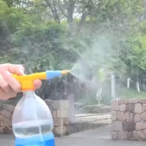 HIGH PRESURRE Air Pump Manual Sprayer Adjustable Drink Bottle Watering Nozzle Flower Plant Bonsai Watering Gardening Supplies