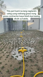 360 degree automatic rotating sprinkler head three pronged series sprinkler
