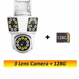 IPC360 HOME 3 lens 3 Screens IP Outdoor Camera WIFI Motion Tracking PTZ Video CCTV Camera Dual Lens Waterproof Security System