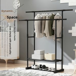 Easy Install Adjustable Folding Clothes Rack
