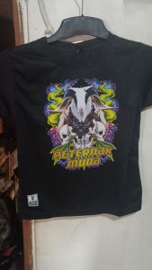 KAOS WARNA ANAK DOMBA BARAT MOTIF PETERNAK MUDA DAUN COTTON COMBED 30s