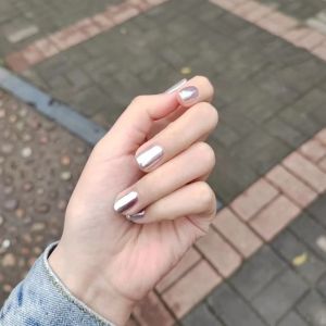 New Arrival Internet Sensation Mirror Metal Silver-Foot Nail Polish Baking-Free and Tear-Free Long Lasting and Does Not Fade White Nail Polish