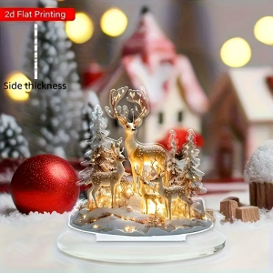 1PCS Deer Home Decora Statue Bohemian Style Desktop Decora Living Room Decora Home Decora Supplies Festival Decora