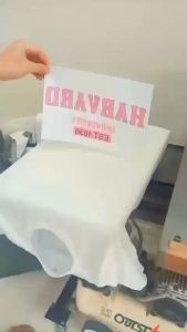 Giấy in chuyển nhiệt đế trắng A3 A4 giấy in nhiệt A4 đế hồng giấy thuốᴄ chuyển nhiệt xấp 100 tơ`