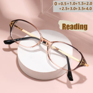 TR90 Fashionable Anti Blue Light Reading Glasses With Diamond Decoration Elegant And Exquisite Reading Glasses 1884
