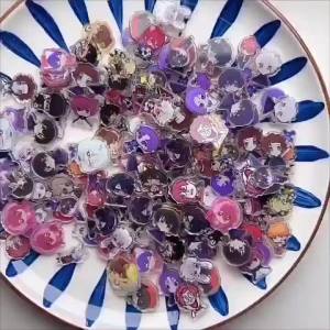 2/4cm Anime Blue Lock Patch Keychain Hair Tie Refrigerator Sticker Isagi Yoichi Bachira Meguru Hyoma Chigiri Seishirou Nagi Mikage Reo Phone Case DIY Acrylic Sheets Gift