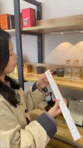 LUCKYLED【Local Delivery】Motion Sensor Light 3 Colors Dimmable Cat Eye Light Strip USB Rechargeable Kitchen Cabinet Lamp