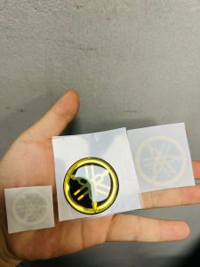 Bộ 3 logo cánh bửng - logo mặc nạ yamaha cho ex nhỏ - lớn jupiter