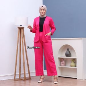 Stelan Wanita Blezer Scuba Premium / OneSet Blezer Scuba Terbaru