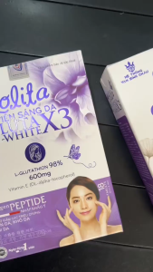 Viên SÁNG DA LOLITA GLUTA X3 – Viên Uống Trắng Da Glutathione 600mg Hỗ Trợ Giảm Nám Sáng Da Tăng Đàn Hồi