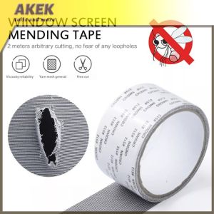 Window Screen Repair Kit Door Window Patch Tape Strong Adhesive Long Lasting Fiberglass Repair tape (5cm x 200cm)
