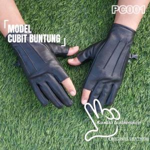 Sarung Tangan Premium Model Buntung Bahan Kulit Domba