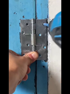 Small Cabinet Door Stainless Steel Spring Hinges Louvered Doors Folding Box Hinge Leaf Loose Leafs