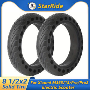 8.5x2 Honeycomb Solid Tire 8.5-inch Scooter Tire for Xiaomi M365/1S/Pro/Pro2 Electric Scooter 8 1/2x2 Tires Parts Accessories