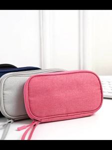 Portable Cable Organizer Waterproof Storage Bag for Power Bank Mouse USB Cable Case Earphone Oxford Cloth Earphone Holder Case