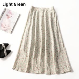 Summer Extended Length Womens Skirt Commute Style Patchwork mid Waist Standard Fit No Duplicates Words