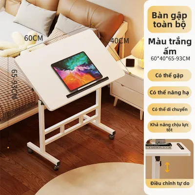WUBUWEI | Bàn Di Động Có Bánh Xe Điều Chỉnh Được Cho Laptop
