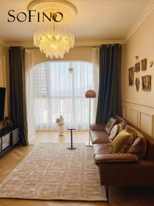 SoFINO | Vintage French Double F Luxury Rug