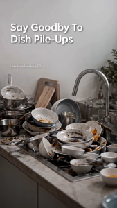 ELBA Dishwasher EDW-S1618ST(BK) - Freestanding 16 Place Settings