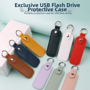 HAISENLE | Portable Anti-drop Leather Keychain Mini Storage Case