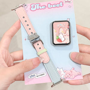 Uhada | High Quality PU Leather Watch Band Compatible with XiaoMi and Redmi Smartwatches