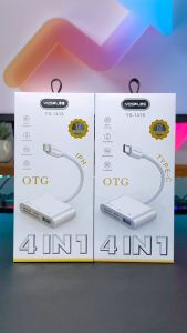 YESPLUS ADAPTER OTG 4 IN 1 YS1418 CARD READER COMPATIBLE SD Card/TF/USB Flash/Charge