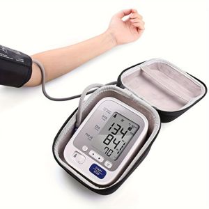 Caseling Hard Case for Omron Upper Arm Blood Pressure Monitor with Cuff Portable Travel Carrying Protective Bag Hard Case
