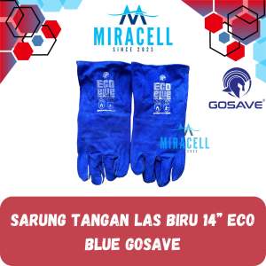 SARUNG TANGAN LAS BIRU 14" GOSAVE