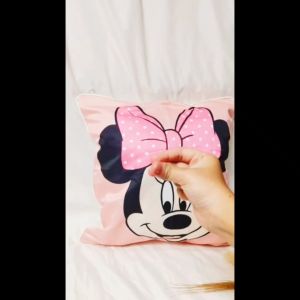 Sarung Bantal Printing Velvet Satin Uk 45x45 by shafiyyah.sarban