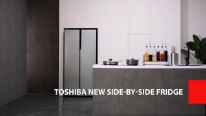 Toshiba GR-RS600WI-PMY(37) 530L Side by Side Refrigerator Inverter (Satin Grey)
