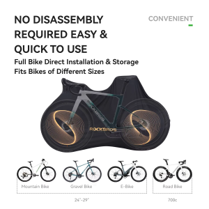 RockBros | Full Cover 24-29inch Wheel Frame Protective Cover Full Coverage Dustproof Scratch Proof Indoor Storage For MTB Road Bicycle Gear