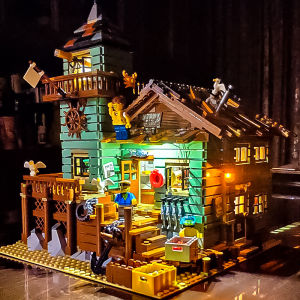 Mô Hình Nhà Câu Cá Lắp Ráp Đồ Chơi Giáo Dục Cho Bé Trai Và Bé Gái Độ Tuổi Từ 6 Trở Lên Đồ Chơi Mô Hình Nhà Cửa Xây Dựng