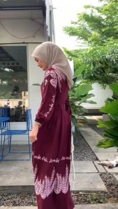 ARIEFA BATIK - ( M L XL XXL )TERBARU GAMIS TWIL RAYON PREMIUM GAMIS TWILL PEKALONGAN BATIK CAP SUPER MOTIF TERBARU - HOME DRESS HOMEY KOLASE TERBARU GAMIS TWILL 2023