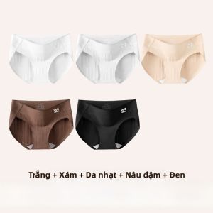 Quần lót tam giác bé gái MiiOW bằng cotton kháng khuẩn không vết hằn