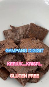 3PCS Gogofield Brownie Krispi Mix Rasa Cemilan Crispy Food Makanan