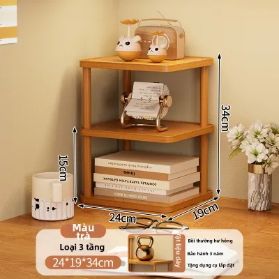 Giá Sách Đa Tầng Tổ Chức Bàn Học cho Sinh Viên và Sử Dụng Văn Phòng Nhà