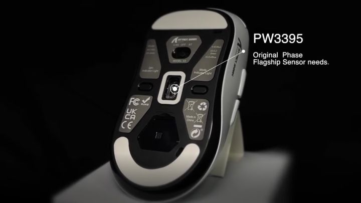 AttackShark X3 PAW3395 เมาส์ไร้สาย เมาส์บลูทูธ 2.4G 3 โหมด wireless mouse