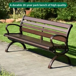 New Outdoor Long Bench Aluminium