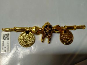 gold plated jewelry thali set each one set price