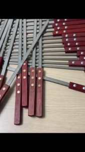 Professional BBQ Skewers - 40cm Flat Profile Meat Sticks (304 SUS)