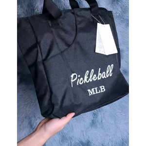 Túi Tote Pickleball MLB - Logo NY bằng Silicon Nổi Ngăn Trước Chứa Được 2 Cây Vợt